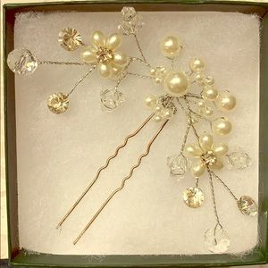 Beaded hair jewelry/Wedding jewelry